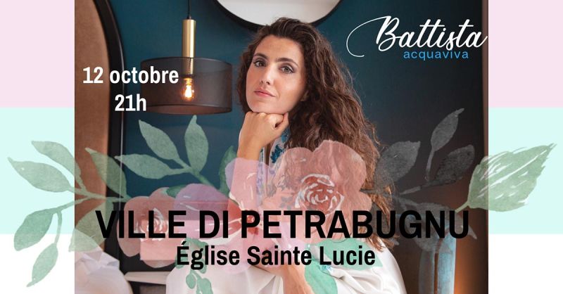 Concert le 12 octobre à Ville di Petrabugno